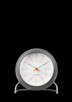Arne Jacobsen Clocks Bankers Bordur Ø11 cm mørk grå