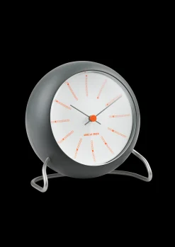 Arne Jacobsen Clocks Bankers Bordur Ø11 cm mørk grå