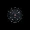 Arne Jacobsen Clocks Bankers Veggur Ø21 cm sort
