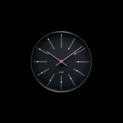 Arne Jacobsen Clocks Bankers Veggur Ø21 cm sort