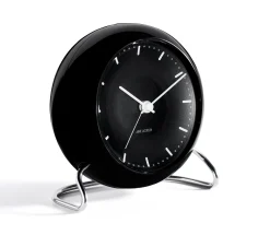 Arne Jacobsen Clocks City Hall Bordur Ø11 cm sort