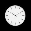 Arne Jacobsen Clocks City Hall Veggur Ø16.5 cm hvit/sort