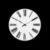 Arne Jacobsen Clocks Roman Veggur Ø16 cm hvit/sort
