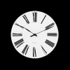 Arne Jacobsen Clocks Roman Veggur Ø48 cm hvit/sort