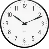 Arne Jacobsen Clocks Station Veggur Ø29 cm hvit/sort