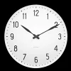 Arne Jacobsen Clocks Station Veggur Ø48 cm hvit/sort