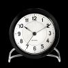Arne Jacobsen Clocks Station Bordur Ø11 cm hvit/sort