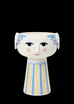 Bjørn Wiinblad Eva Vase H18.5 cm blå - Kjøb her