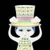 Bjørn Wiinblad Lady with hat Vase H24.5 cm grønn - Kjøp nå