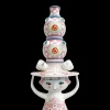 Bjørn Wiinblad Lady with hat Vase H50 cm pink