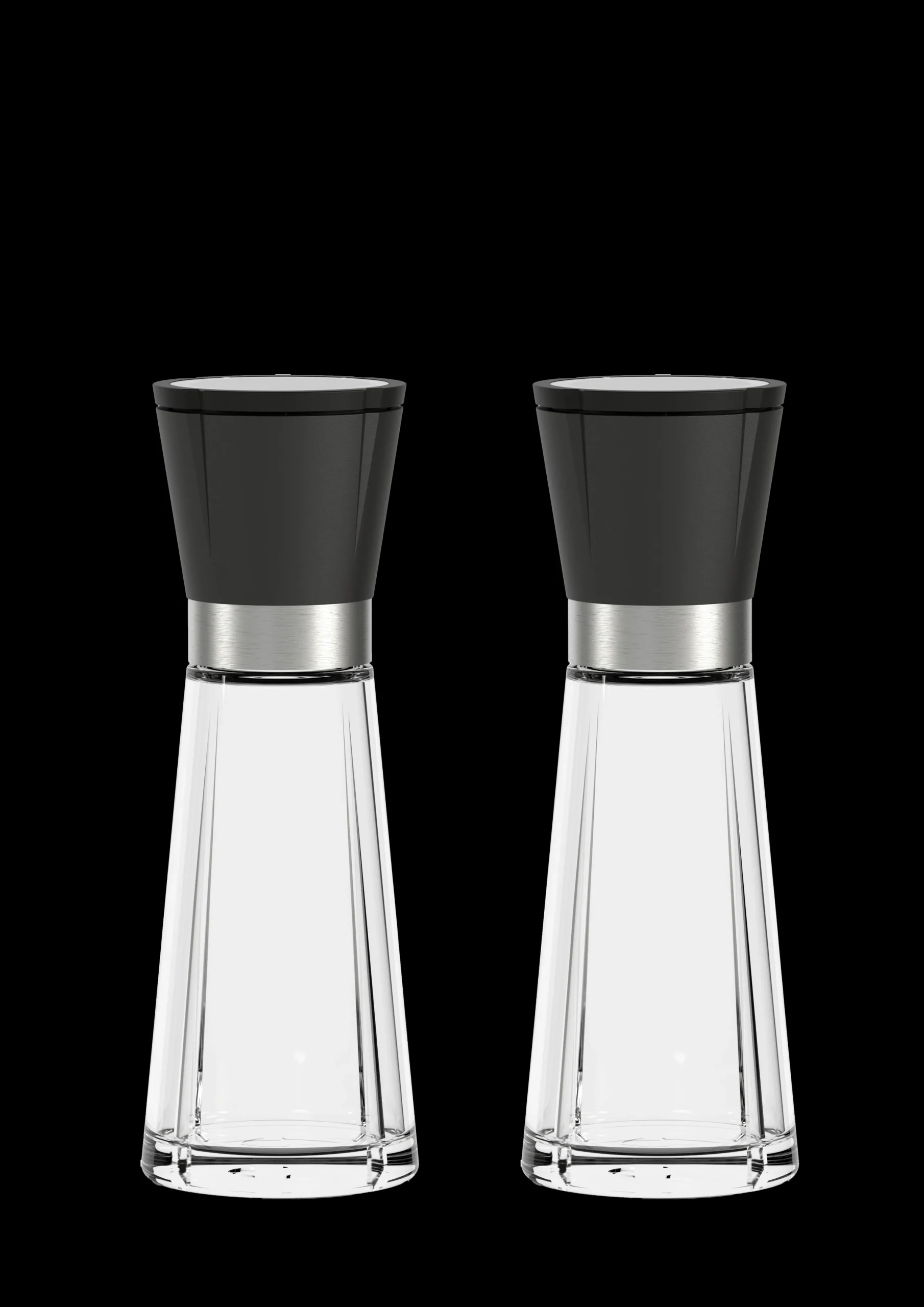 Rosendahl Grand Cru Salt- og peppersett H20.5 cm sort/stål