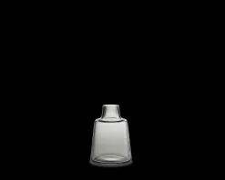 Holmegaard Flora Vase kort hals H12 smoke