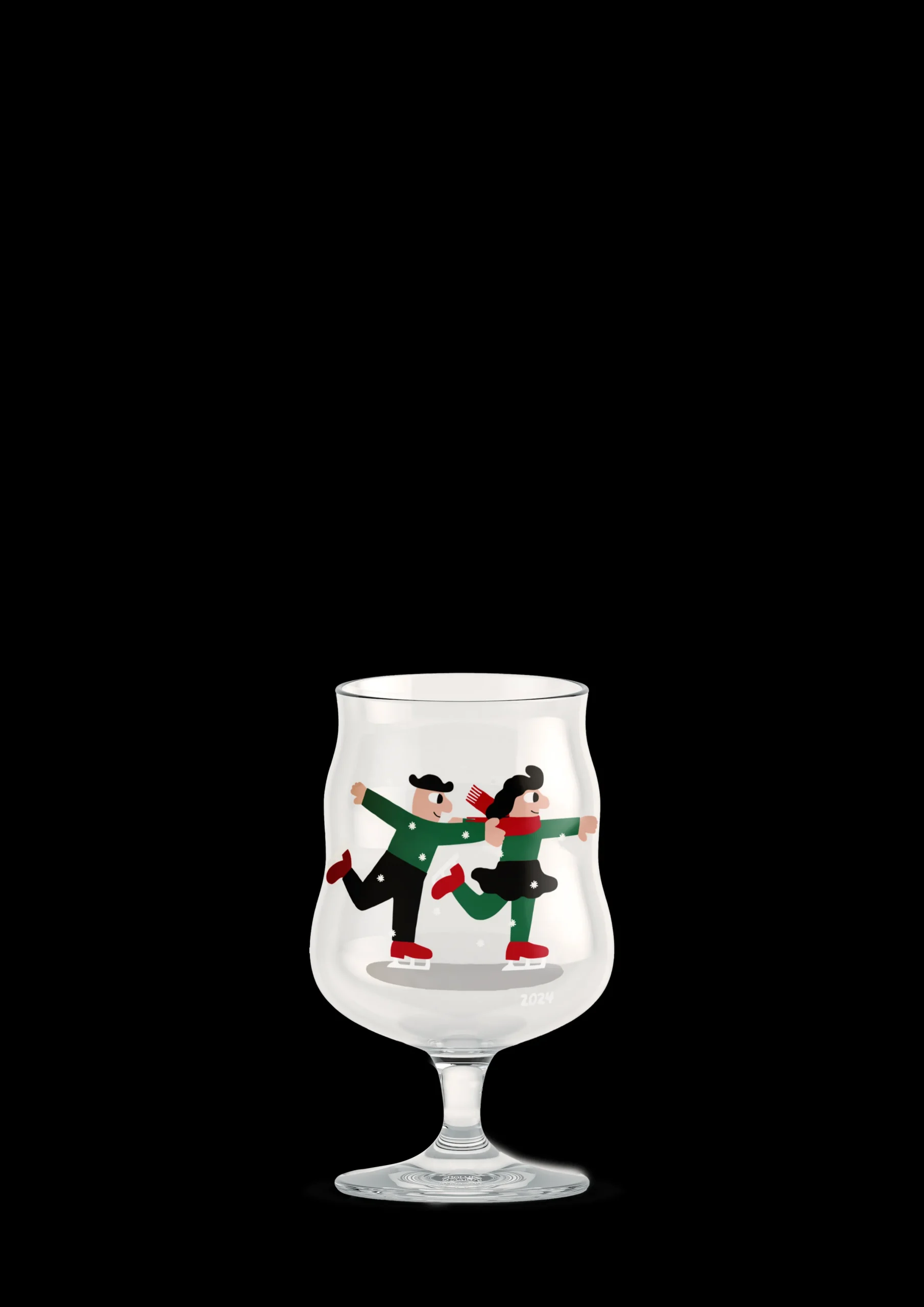 Holmegaard Mikkeller Universal Ølglass Jul 2024 40 cl klar