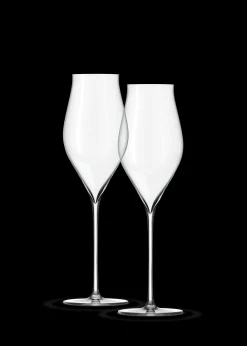 Holmegaard Notes Champagneglass 38 cl klar 2 stk.
