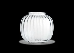 Holmegaard Primula Oval Vase H17.5 klar