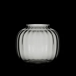 Holmegaard Primula Vase H12.5 smoke
