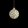 Holmegaard Souvenir Julekule Ø8 cm penselstrøk grønn