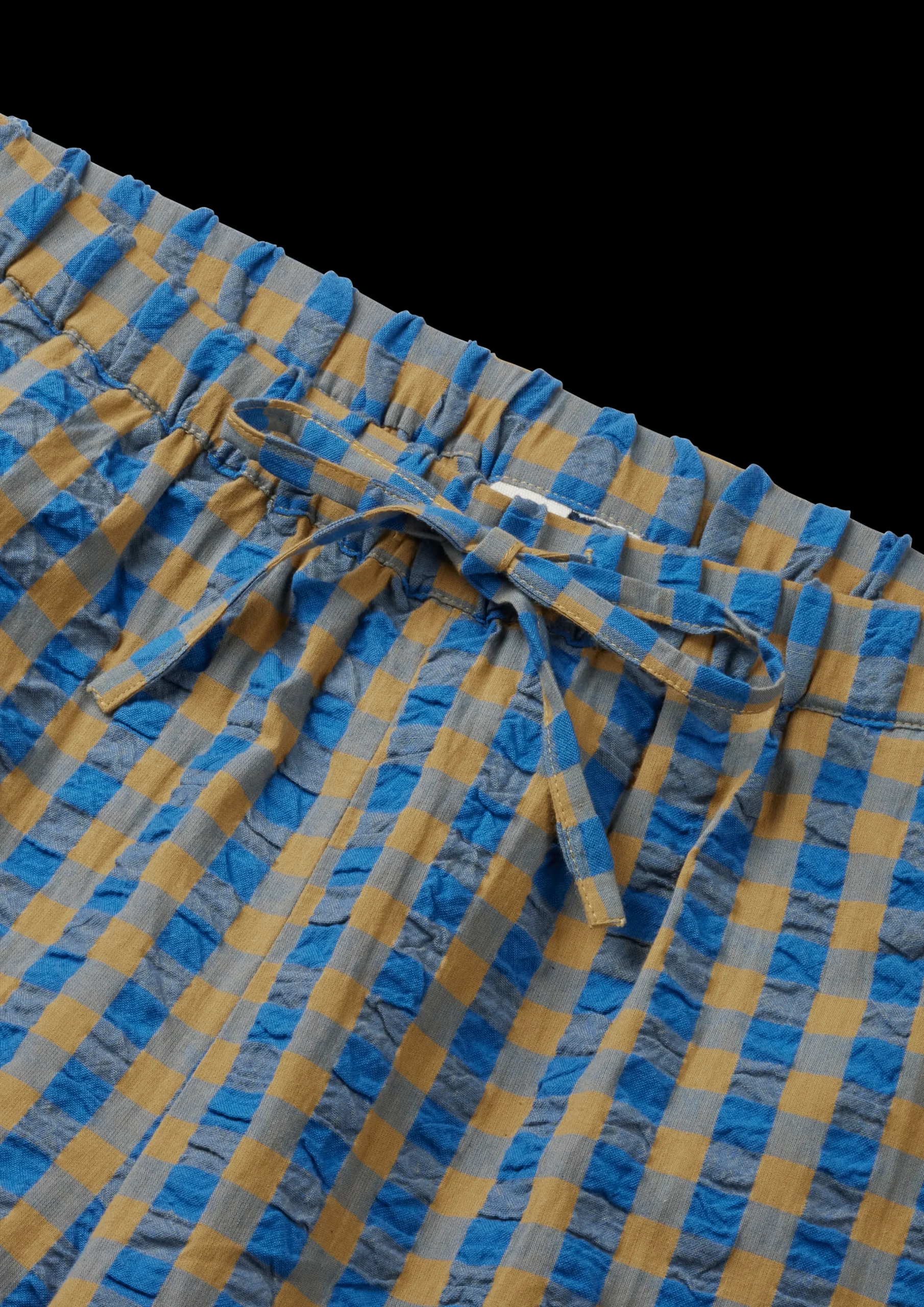 JUNA Bæk&Bølge Barbara pants XS blå/oker