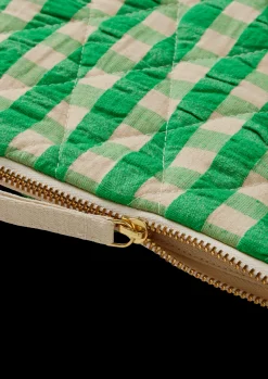 JUNA Bæk&Bølge Dalila Toiletbag 20x14 cm Grønn/Sand