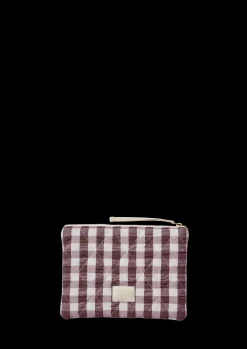 JUNA Bæk&Bølge Dalila Toiletbag 20x14 cm Chocolate/Hvit