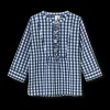 JUNA Bæk&Bølge Irene shirt XS mørk blå/hvit