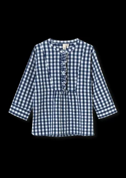 JUNA Bæk&Bølge Irene shirt XS mørk blå/hvit