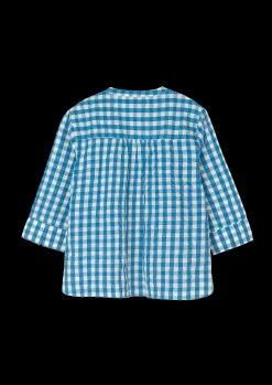 JUNA Bæk&Bølge Irene shirt S/M blå/bjørk