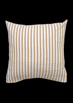 JUNA Bæk&Bølge Lines Putetrekk 63x60 cm sand/hvit DK