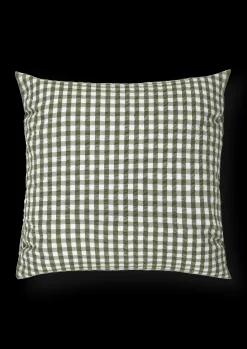 JUNA Bæk&Bølge Putetrekk 63x60 cm grønn/hvit DK