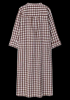 JUNA Bæk&Bølge Sonja dress XS chocolate/hvit