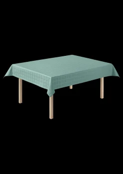 JUNA Brick Damaskduk 150x370 cm turkis