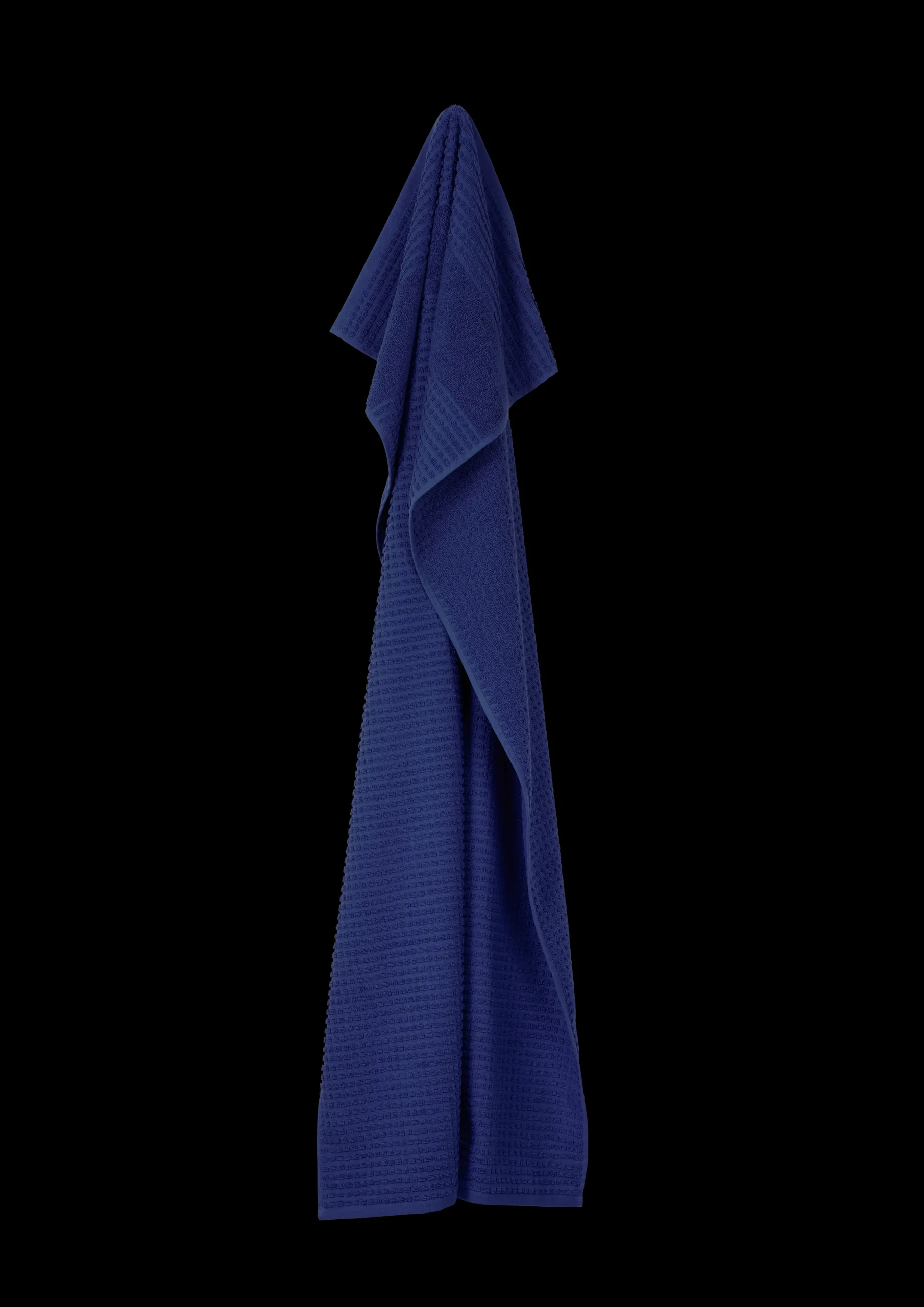 JUNA Check Håndkle 70x140 cm marineblå