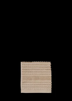 JUNA Check Vaskeklut 30x30 cm sand