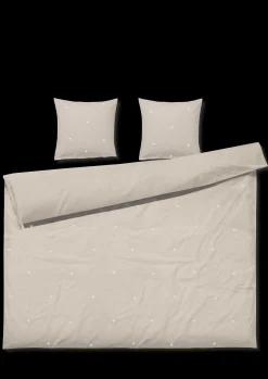 JUNA Daisy Sengetøy 200x220 cm sand/hvit DK