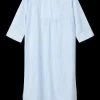 JUNA Monochrome Lines Sonja dress XS lys blå/hvit
