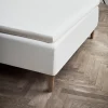 JUNA Percale Konvoluttlaken 120x200 cm hvit