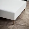 JUNA Percale Laken til rammemadrass 140x30x200 cm hvit