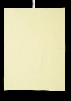 JUNA Surface kjøkkenhåndkle, gult, 100 % økologisk bomull, 50 x 70 cm – Kjøp her