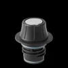Kähler Kahler Hammershøi Plugg Ø4 cm sort - Kjøp hos Rosendahl.com