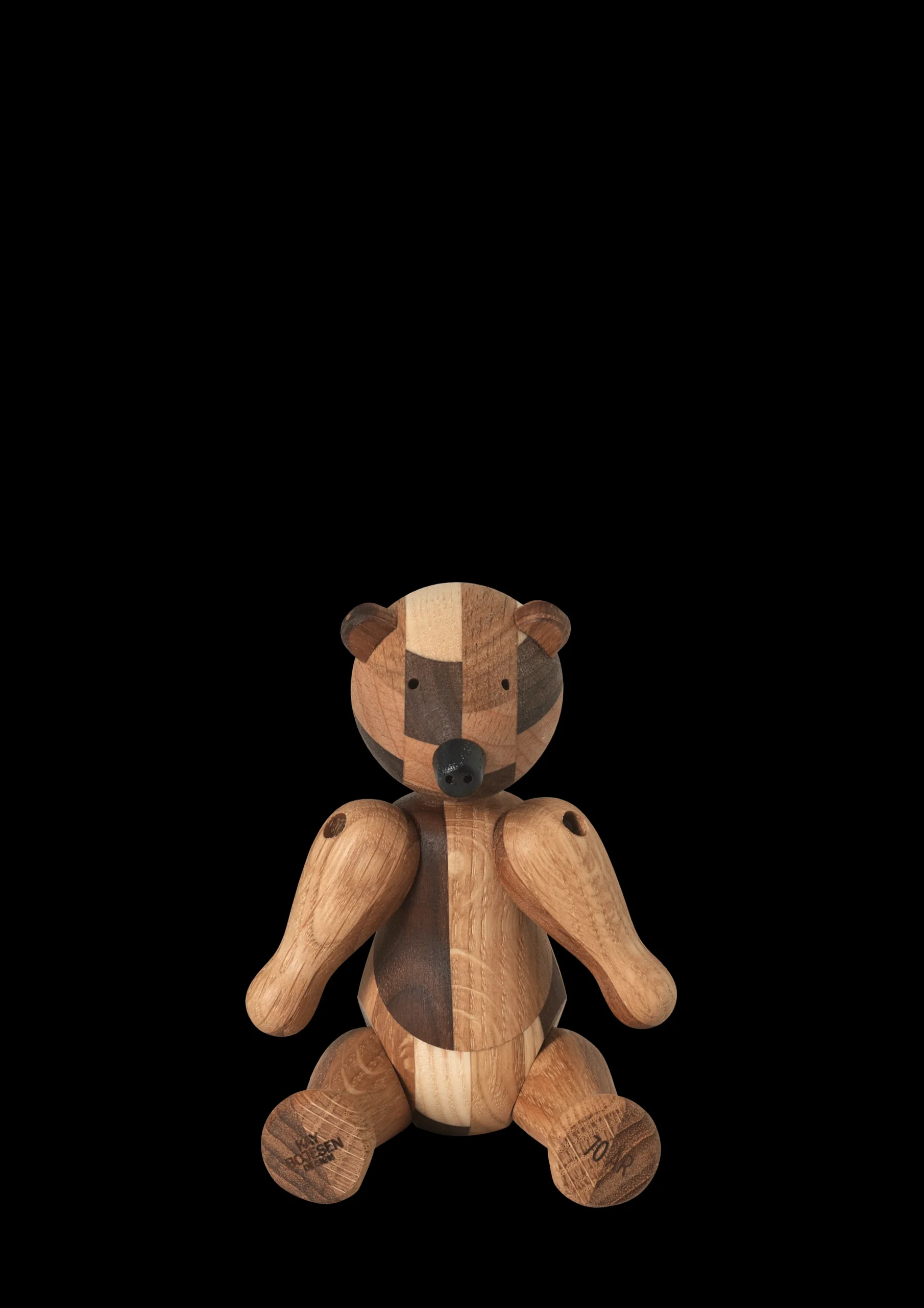 Kay Bojesen Bjørn Reworked Anniversary liten mixed wood