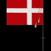 Kay Bojesen Flaggstang med flagg for stor vakt - Kjøp her