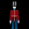 Kay Bojesen Officer with sword liten rød/blå/hvit