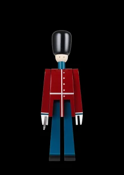 Kay Bojesen Officer with sword liten rød/blå/hvit