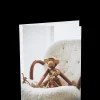 Kay Bojesen Postcard Monkeys, 4 sizes A6 teak/limba 1 stk.