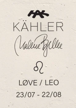 Kähler Astro Leo H30 hvit