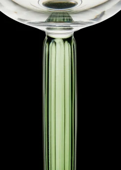 Kähler Hammershøi Champagneglass 24 cl grønn 2 stk.