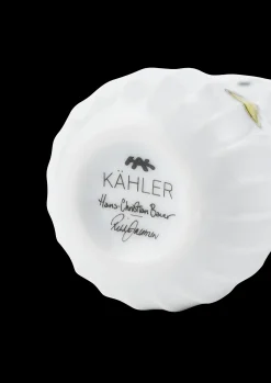 Kähler Hammershøi Christmas Snøgutt H9 hvit m. deko