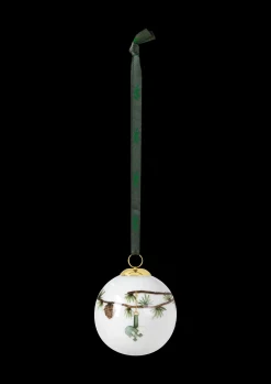Kähler Hammershøi Christmas Kule 2019 Ø6 cm hvit m. deko