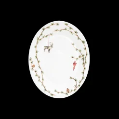 Kähler Hammershøi Christmas Oval bord skål 34x27