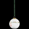 Kähler Hammershøi Christmas Kule 2024 Ø6 cm hvit m. deko